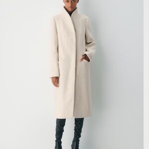 NWT Aritzia cocoon long cashmere coat XS